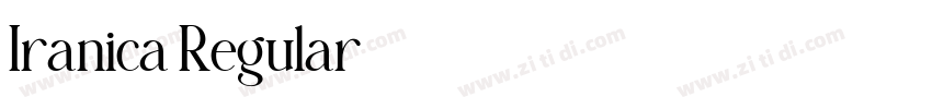 Iranica Regular字体转换